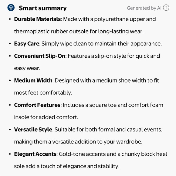 Time & Tru Women's Brown Loafer Mules Size 8 Memory Foam Slip On Gold Hardware - Picture 14 of 14